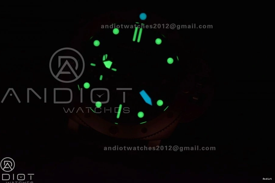 Youthful 437 Black Best PAM1229 Rubber P Dial Black Edition Strap on Y 1:1 SBF 0712